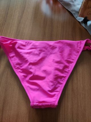 Slip mare fucsia intrecciato