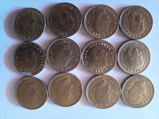 12 Monedas Peseta Juan Carlos I (1975-77)