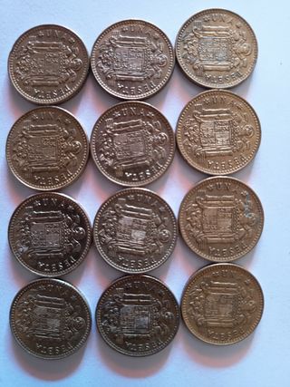 12 Monedas Peseta Juan Carlos I (1975-77)
