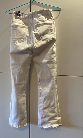 Pantalones  Zara blancos