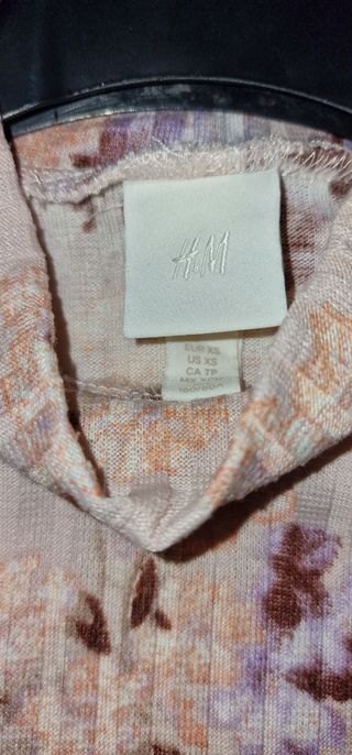 Top corto flores - Talla XS