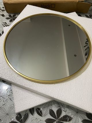 Specchio rotondo oro - Specchio da parete