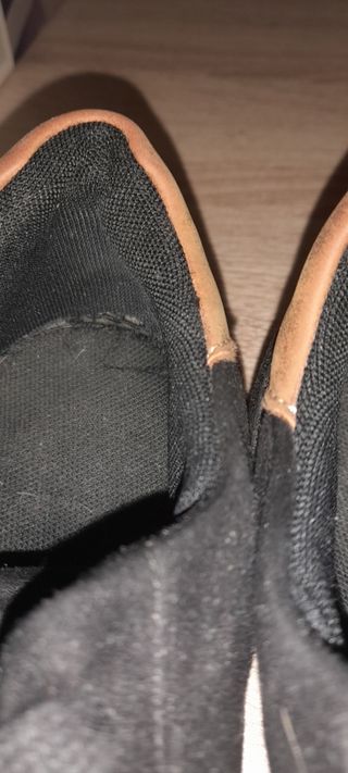 Zapatillas negras rojas mujer nº38