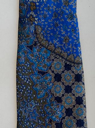 Corbata seda Canasta Santa Eulalia