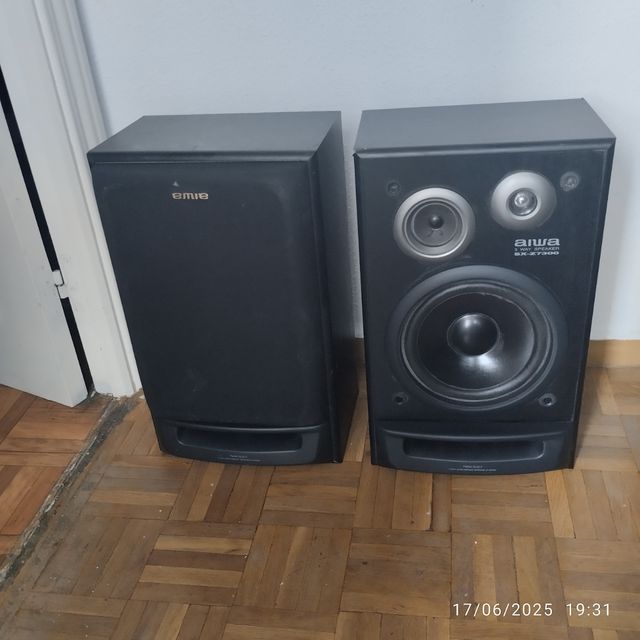 Altoparlanti Aiwa SX-E7500 in legno