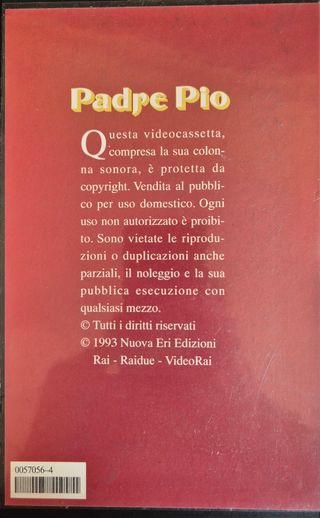 VHS Padre Pio - Le immagini indimenticabili