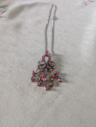 Collana vintage rosa | Pendente