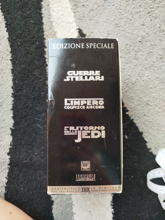 Trilogia Guerre Stellari VHS ITA