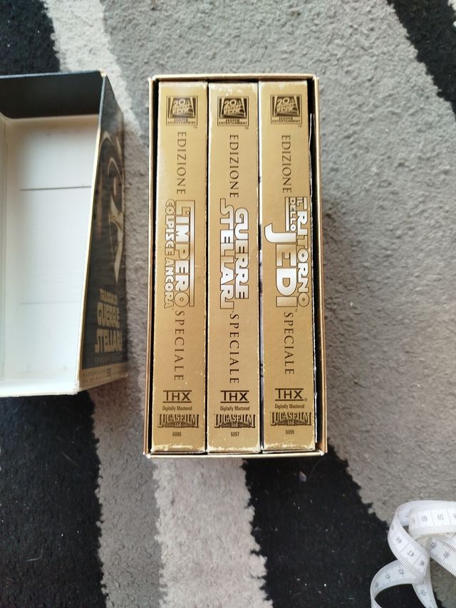 Trilogia Guerre Stellari VHS ITA