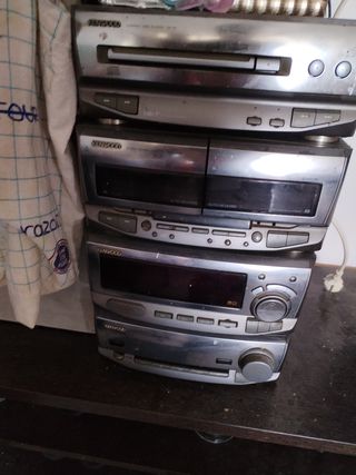 Minicadena Kenwood - Gris plata