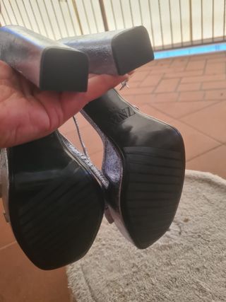 Sandali Zara argento, n.40