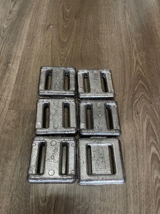 Plomos lastre para buceo/apnea 1kg