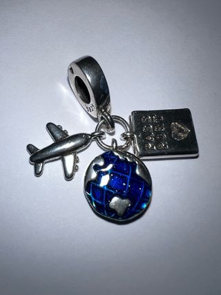 Charms de plata Maletas Viajes