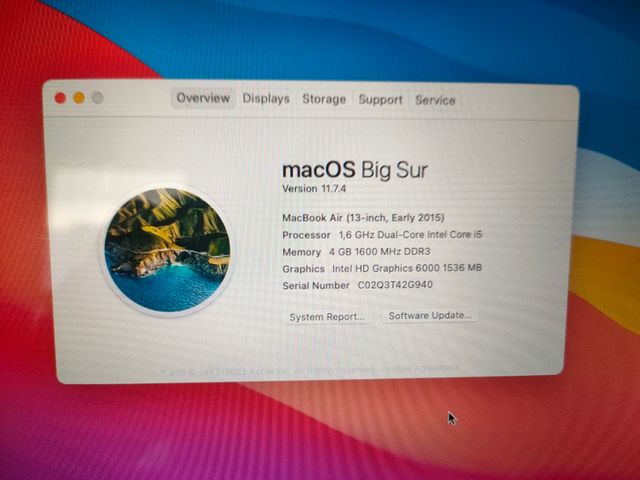 MACBOOK AIR 2015