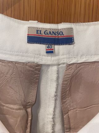 Pantalón capri El Ganso blanco