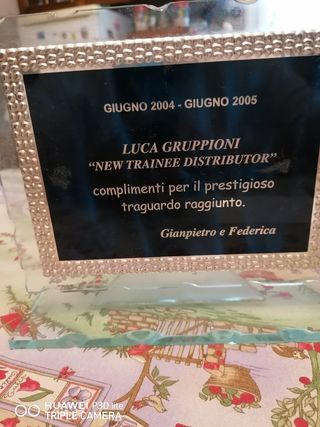 Targa Vetro Cristallo Premio Giugno 2004-2005