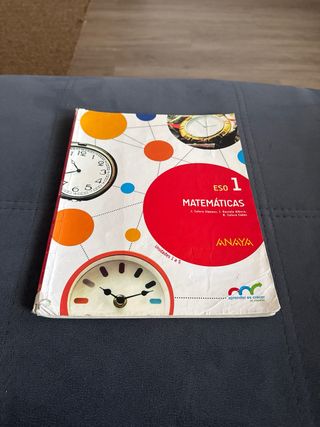 Libros escolares Matematicas 1 ESO Anaya