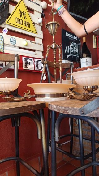 Lámpara vintage 3 luces