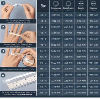 Anillo Titanio - Plata talla 9 a 12