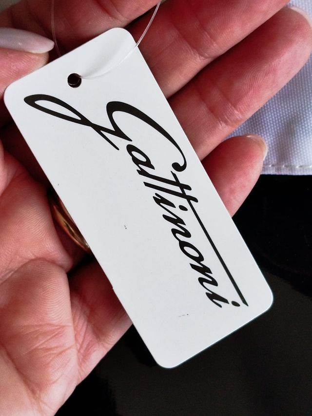 Sacca borsa mare Gattinoni bianca e nera