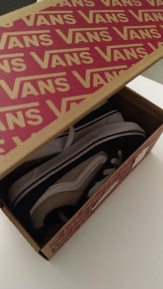 Zapatillas Vans niño - Verde y Beige