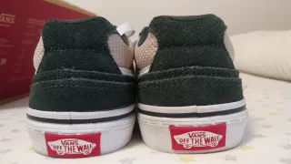 Zapatillas Vans niño - Verde y Beige