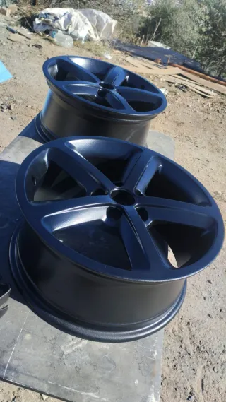 4 Llantas Audi A5 S-Line negra mate