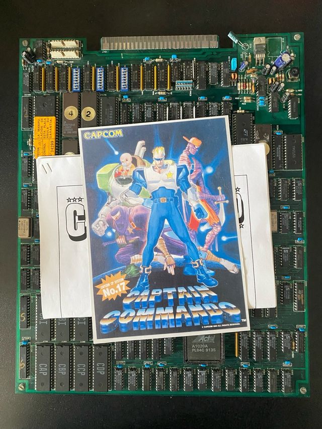 Piastra Arcade Capcom Captain Commando