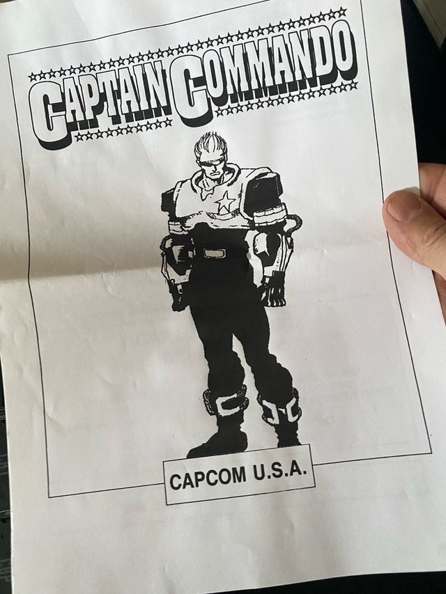 Piastra Arcade Capcom Captain Commando