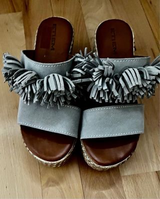 Sandalias plataforma ETIEM grises