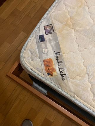 Cama matrimonio 180cm marrón