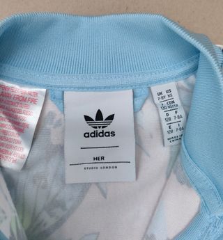 Chaqueta Adidas niña, azul y rosa