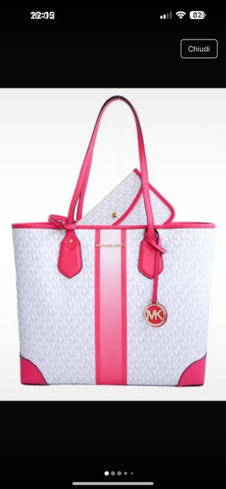 Michael Kors tote bag rosa