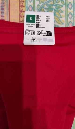 Braga bikini granate talla S