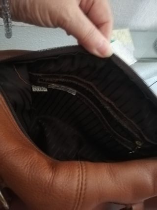 Bolso piel color Camel 