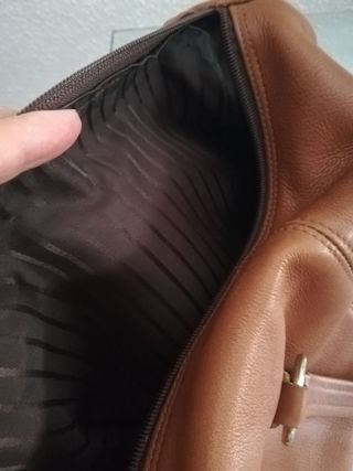 Bolso piel color Camel 
