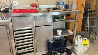 Mueble cámara frigorífica acero