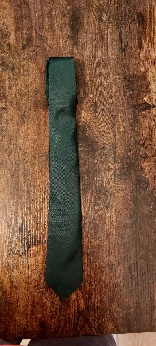 Corbata verde oscura Mango