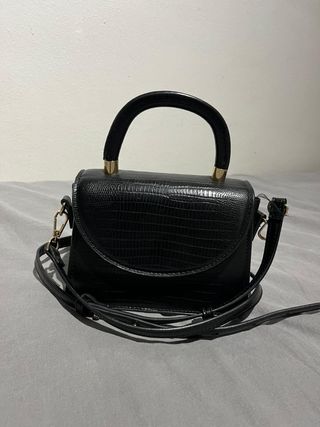 Bolso bandolera Mango negro
