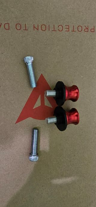 Soportes caballete CFMOTO - Rojos