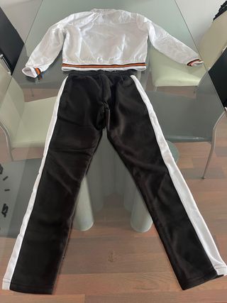 Chándal Lacoste mujer - Negro/Blanco