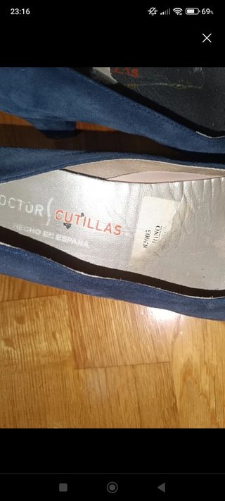 Zapatos Doctor Cutillas azules