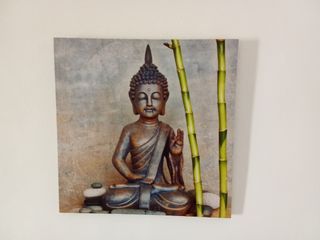 Cuadro Buda con Bambú