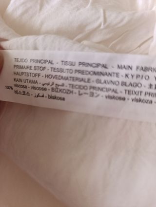 Vestido blanco Zara verano