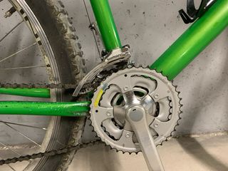 Bicicleta montaña verde