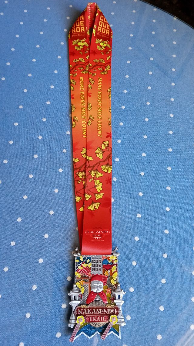 Medalla NAKASENDO  TRAIL de CONQUEROR