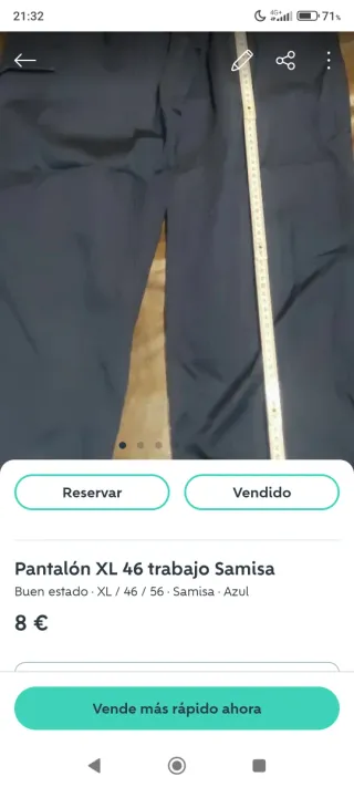 Lote XL ropa de trabajo 46