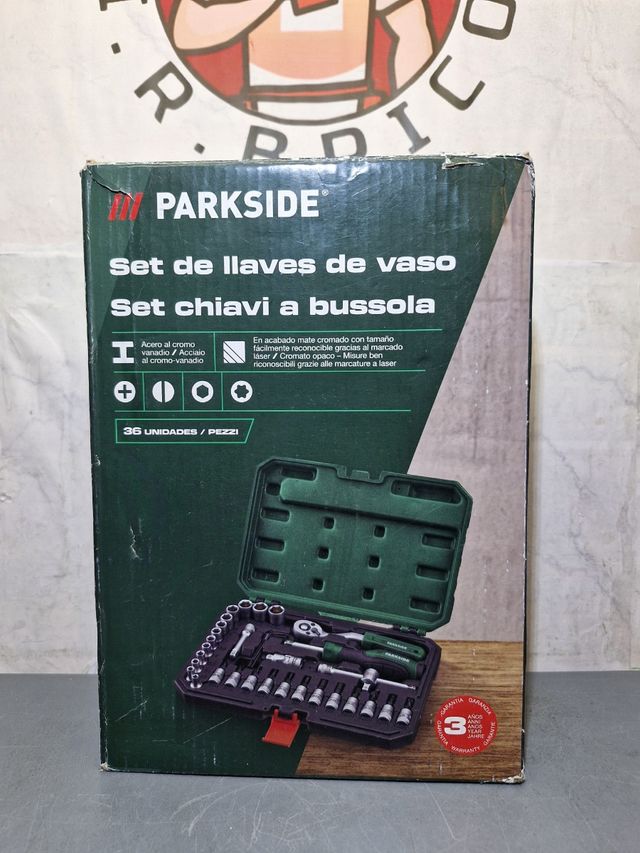 Juego Llaves Vaso Parkside 35uds NUEVO
