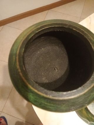 Port.oggetti vintage legno intagliato