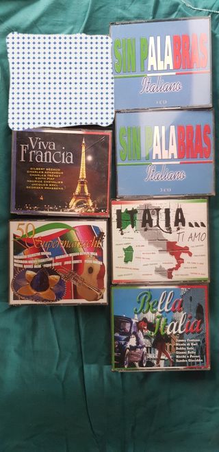 6 recopilatorio CDs Música italiana
